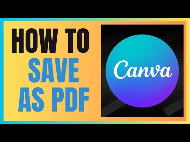 Video thumbnail for How To Save As PDF in Canva