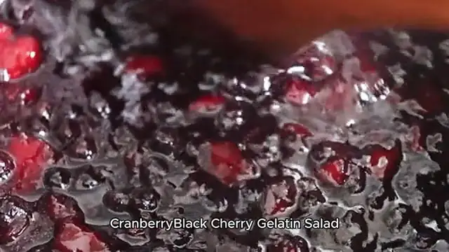 'Video thumbnail for Cranberry-Black Cherry Gelatin Salad'
