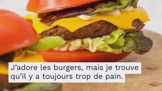 Video thumbnail for Burger healthy à la tomate coeur de boeuf