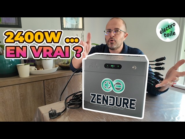 Video thumbnail for Test & installation complète SolarFlow 2400 Pro Zendure mesures réelles et verdict
