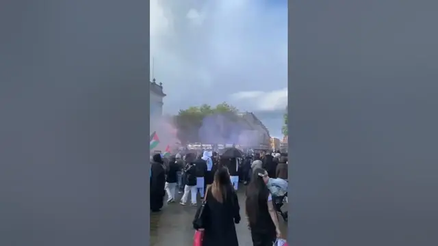 'Video thumbnail for Free Palestine Million March  #shorts #palestine'