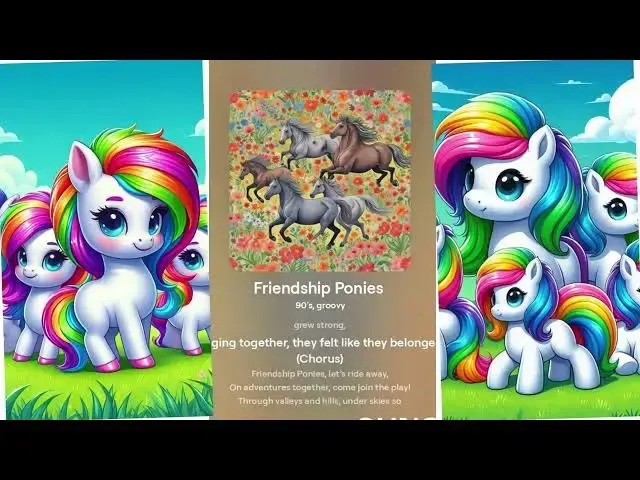 Video thumbnail for Friendship Ponies