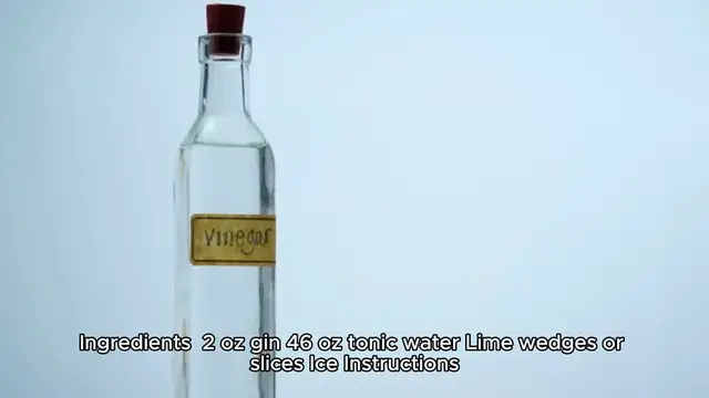 Video thumbnail for Gin and tonic recipe