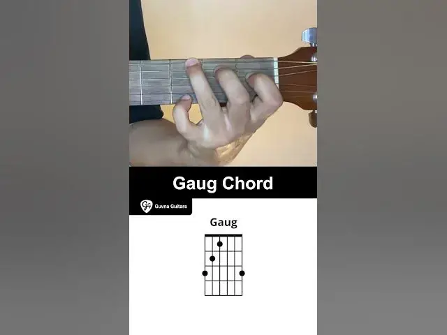 Video thumbnail for How To Play The Gaug Chord On Guitar - Guvna Guitars