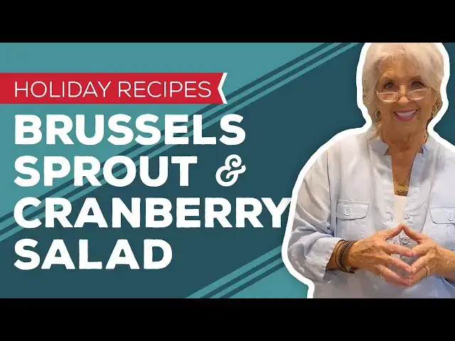 Video thumbnail for Holiday Recipes: Brussels Sprout & Cranberry Salad Recipe