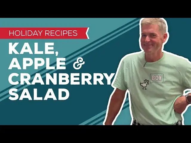 Video thumbnail for Holiday Cooking & Baking Recipes: Kale, Apple & Cranberry Salad Recipe | Thanksgiving Dinner Ideas
