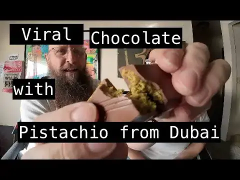 Video thumbnail for Viral chocolate with pistachio from Dubai. | i3xCx