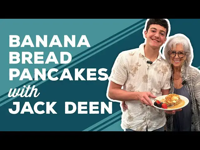 Video thumbnail for Love & Best Dishes: Banana Bread Pancakes with Jack Deen