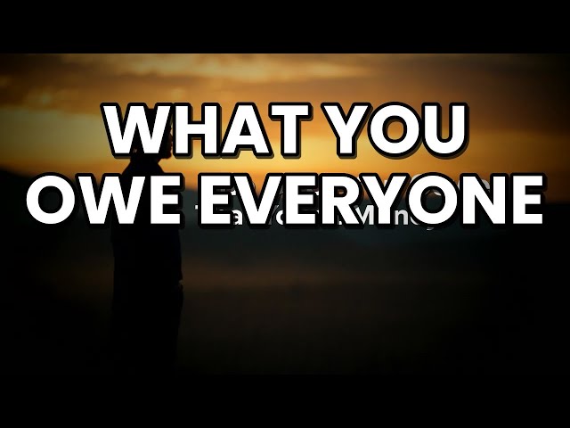 Video thumbnail for The Debt You Owe That Isn't Money