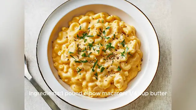 Video thumbnail for mac & cheese recipe