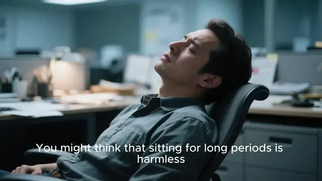 'Video thumbnail for Sitting Too Long_ Discover the Hidden Dangers Lurking in Your Office Chair!The Sedentary Trap_ Why Your Favorite Chair Might Be Ruining Your Health'