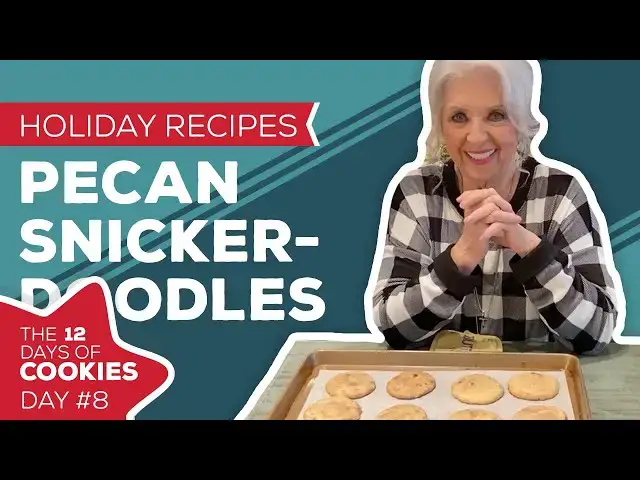 Video thumbnail for Holiday Recipes: Pecan Snickerdoodle Recipe