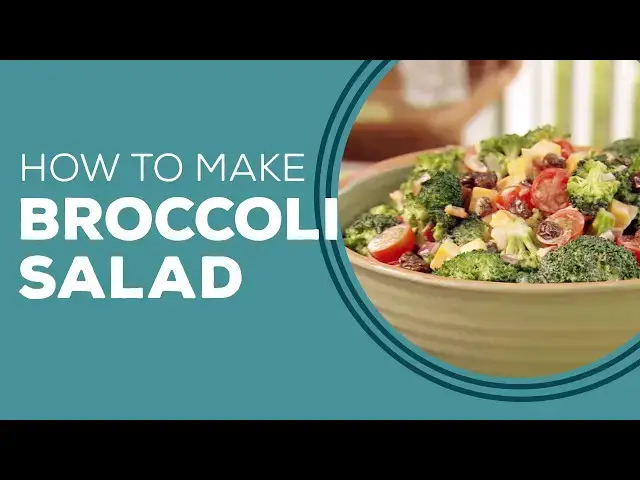 Video thumbnail for Broccoli Salad Recipe by Paula Deen - Blast from the Past