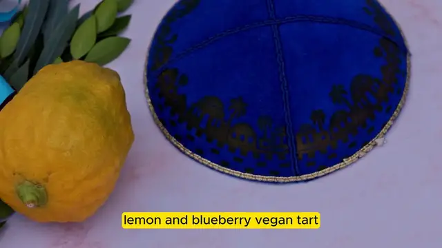 Video thumbnail for _ Lemon and Blueberry Vegan Tart_ A Zesty and Refr