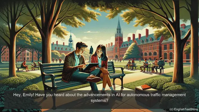 Video thumbnail for English Conversation for Informatics Engineering: AI in Autonomous Traffic Management Systems