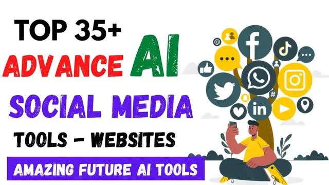Video thumbnail for [ TOP 35+ ] AI Artificial intelligence Social Media Tools and Websites | free ai translator.