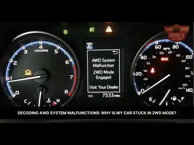 'Video thumbnail for AWD System Malfunction |  Why Your Car Stuck in 2WD Mode'