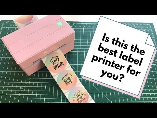 Video thumbnail for MUNBYN 130B Label Printer Unboxing and Review! 🖨️✨