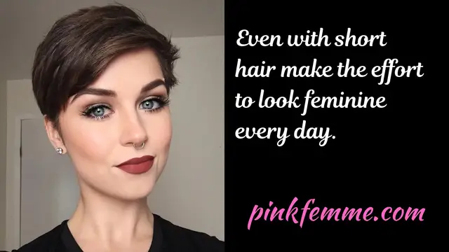 'Video thumbnail for How To Make Short Hair Look Feminine'