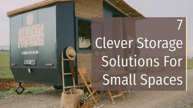 'Video thumbnail for 7 Clever storage solutions for small spaces'