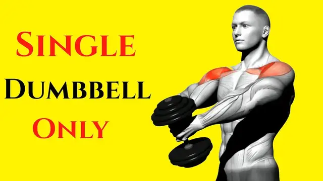 Video thumbnail for SINGLE DUMBBELL EXERCISES To Train Your Shoulder And Build Strong Deltoids