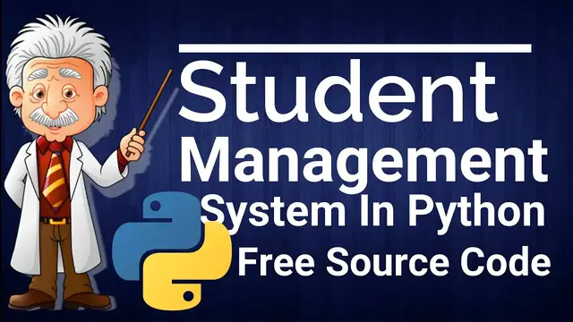 Video thumbnail for Student Management System Project in Python with Source Code 2020 FREE DOWNLOAD