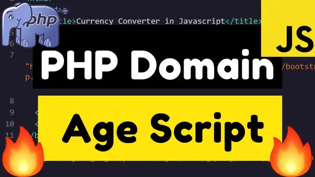 Video thumbnail for Build a Domain Age Checker SEO Tool in HTML5 Javascript and PHP 7 Full Web App Tutorial 2020