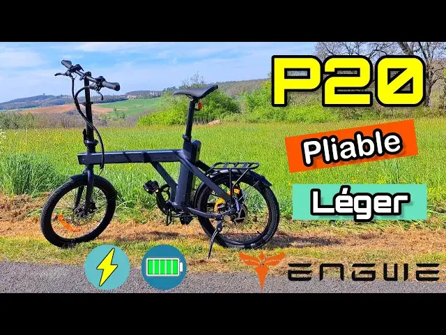 'Video thumbnail for Test du vélo à assistance électrique léger et pliable 🚲 ENGWE P20 parfait pour l'emporter en voyage'