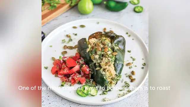 Video thumbnail for poblano pepper recipe
