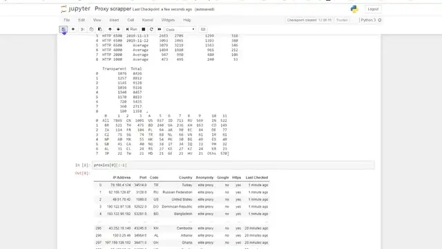 Video thumbnail for Python requests proxy scraping in 10 lines of code