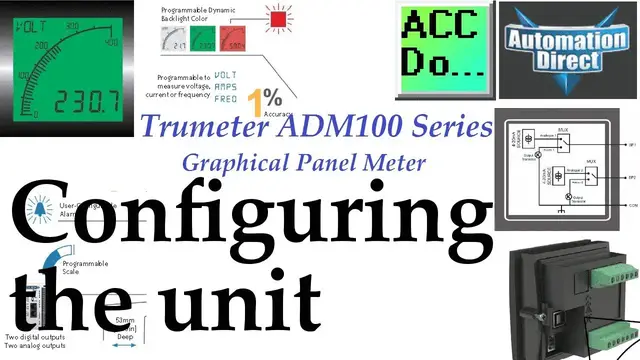 Video thumbnail for Trumeter ADM100 Series Graphical Panel Meter – Configuring the unit