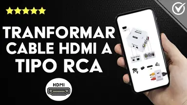 'Video thumbnail for ¿Cómo transformar un CABLE HDMI a tipo RCA manualmente? - Materiales y proceso'