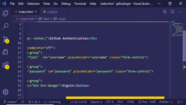 Video thumbnail for Login with Github Using Rest API v3 in Javascript Full Project with Source Code