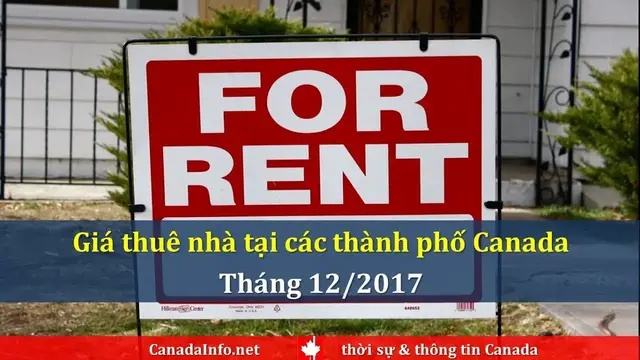 Video thumbnail for Giá thuê nhà tại các thành phố Canada, tháng 12-2017