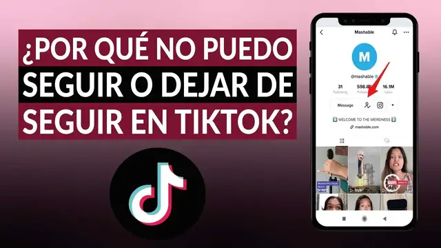 Video thumbnail for ¿Por qué no puedo seguir y dejar de seguir personas en TIKTOK? Fácilmente