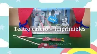'Video thumbnail for Teatro de marionetas de cartón. Manualidades para niños'