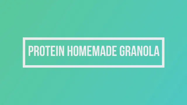 'Video thumbnail for Protein Homemade Granola'