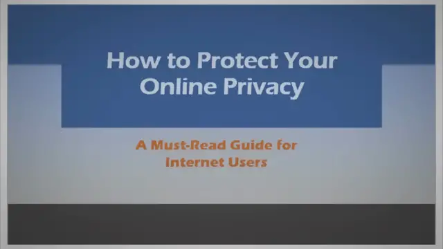 'Video thumbnail for How to Protect Your Online Privacy 2023: Expert Tips and Strategies'