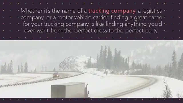 Video thumbnail for 200+ Trucking Company Names Ideas That You Need