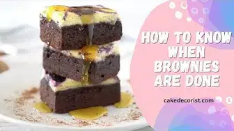 Video thumbnail for How To Know When Brownies Are Done