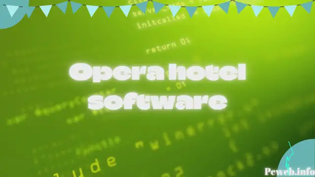 Video thumbnail for Opera hotel software