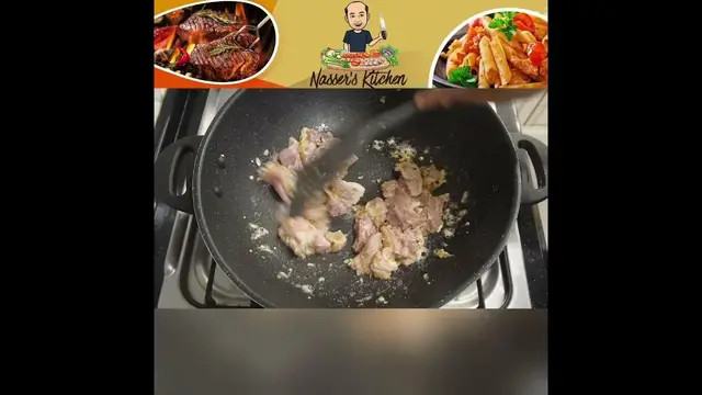 Video thumbnail for Chicken Mushroom Pasta #shorts