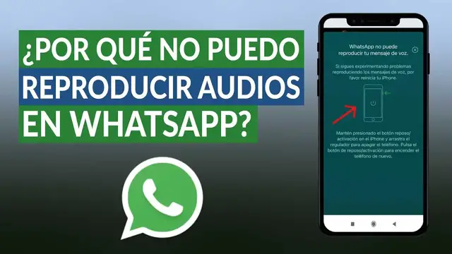 Video thumbnail for ¿Por qué no puedo reproducir audios o notas de voz en WHATSAPP? – Solución