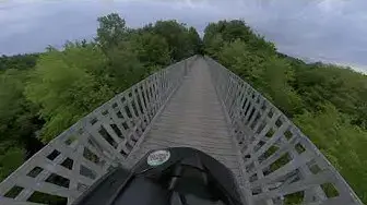 Video thumbnail for Mush-A-Mush Bridge - The Dynamite Trail in Mahone Bay, Nova Scotia