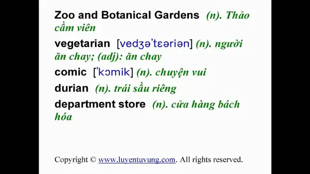 Video thumbnail for Learn English Vocabulary - Grade 9 - Unit 02 - Lesson 06