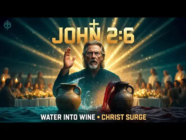 Video thumbnail for John 2 Verse 6 / Jesus Turns The Water to Wine