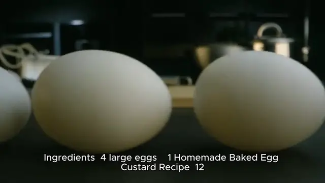 Video thumbnail for egg custard recipe