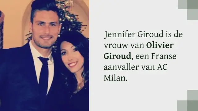 Video thumbnail for Jennifer Giroud vrouw van Olivier Giroud:
