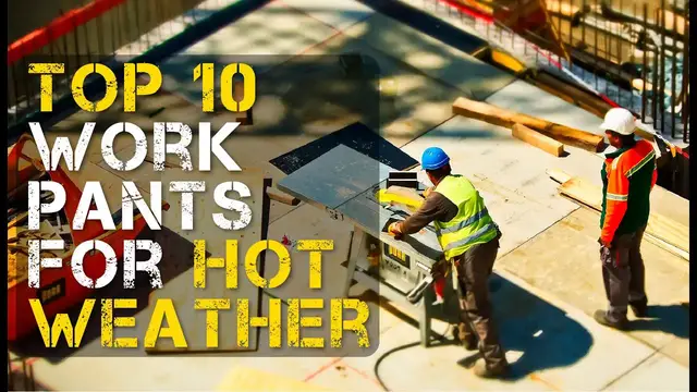 Video thumbnail for Top 10 Best Work Pants for Hot Weather