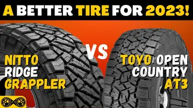 'Video thumbnail for Toyo Open Country A/T vs Nitto Ridge Grappler R/T'
